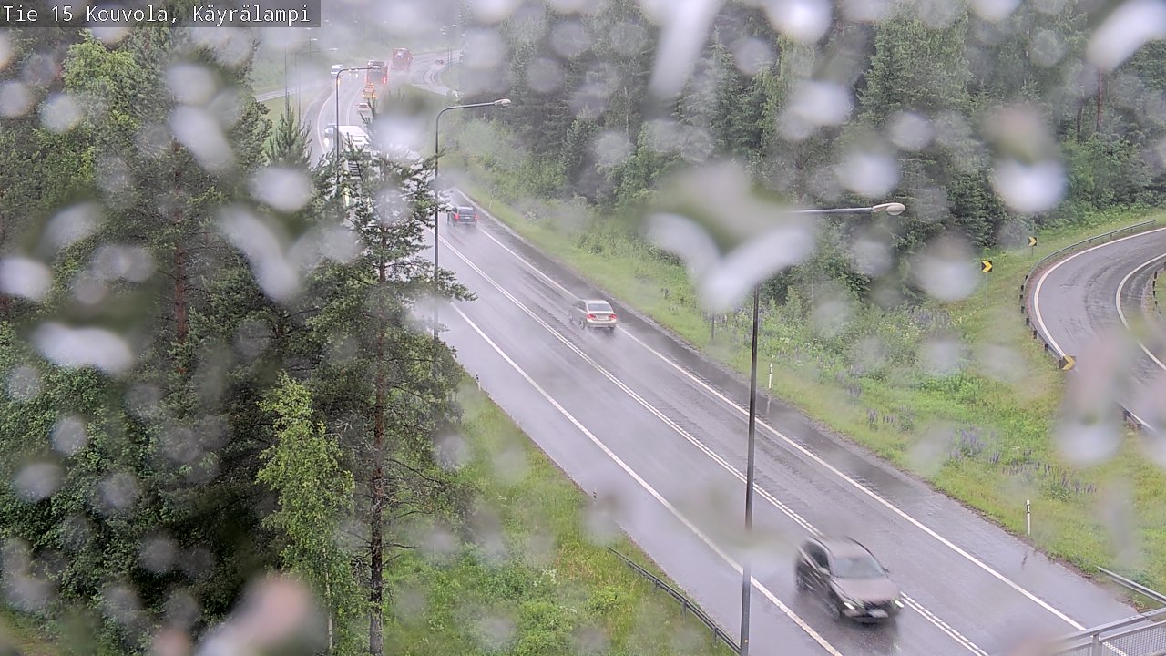 Weather Camera Image Väg 15 Kouvola, Käyrälampi, Kouvola, Kymenlaakso
