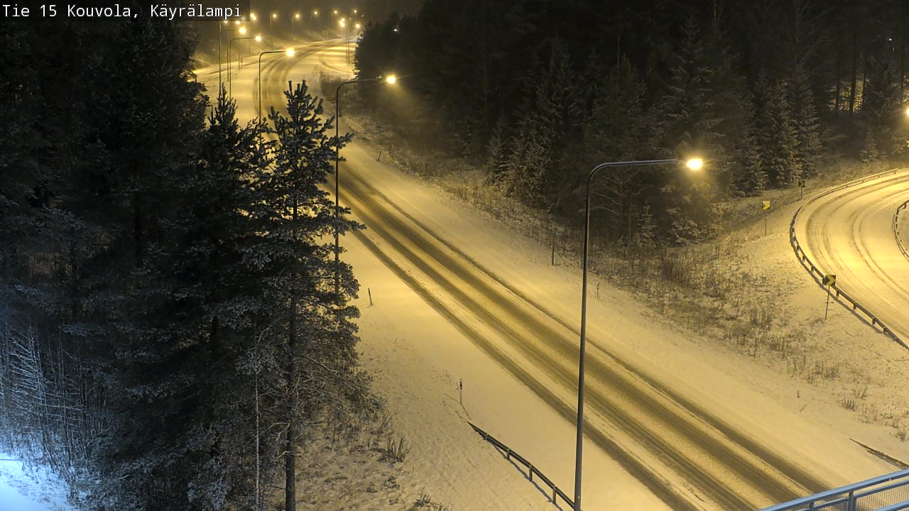Weather Camera Image Road 15 Kouvola, Käyrälampi, Kouvola, Kymenlaakso