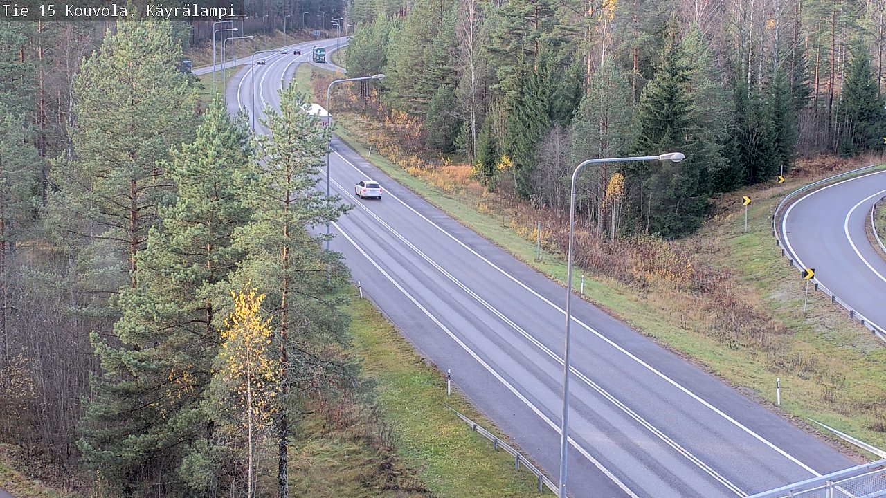 Kelikamerat Kuva Tie 15 Kouvola, Käyrälampi, Kouvola, Kymenlaakso