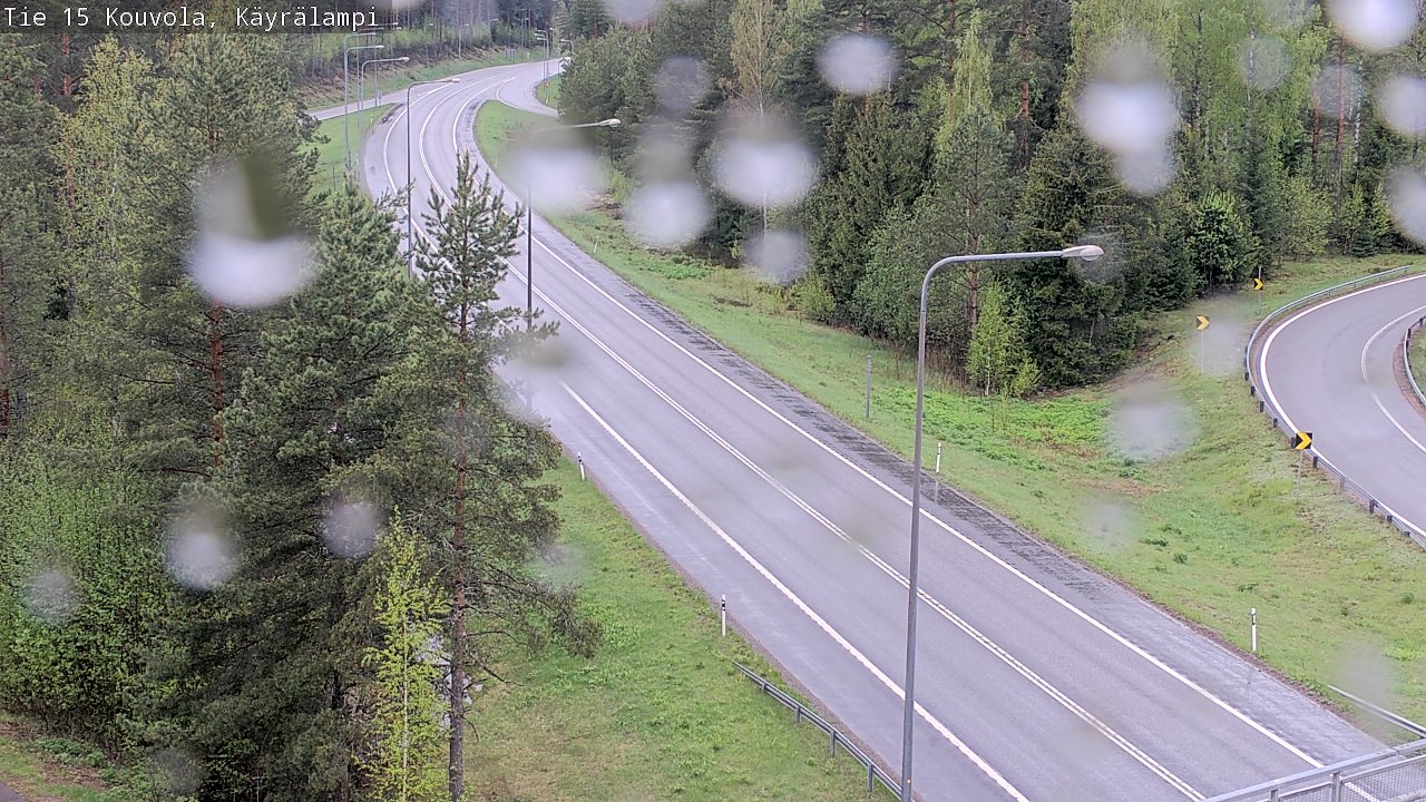 Weather Camera Image Väg 15 Kouvola, Käyrälampi, Kouvola, Kymenlaakso
