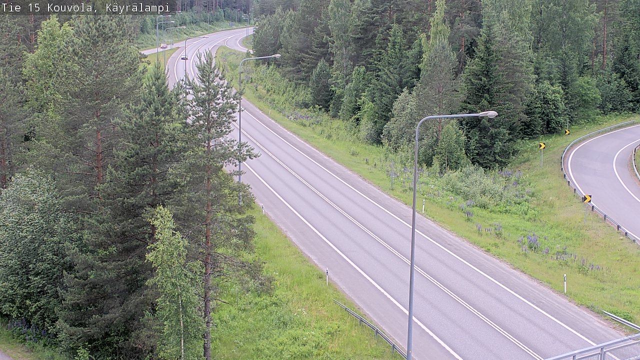 Kelikamerat Kuva Tie 15 Kouvola, Käyrälampi, Kouvola, Kymenlaakso