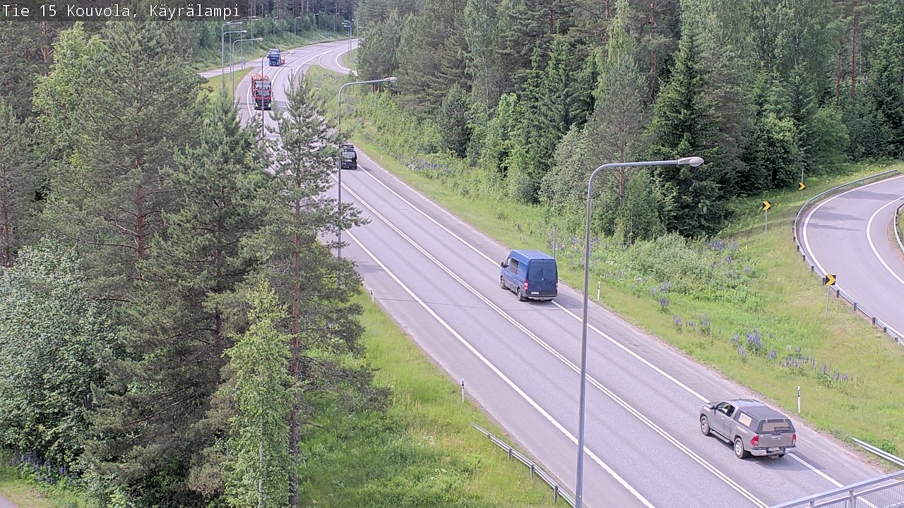 Kelikamerat Kuva Tie 15 Kouvola, Käyrälampi, Kouvola, Kymenlaakso