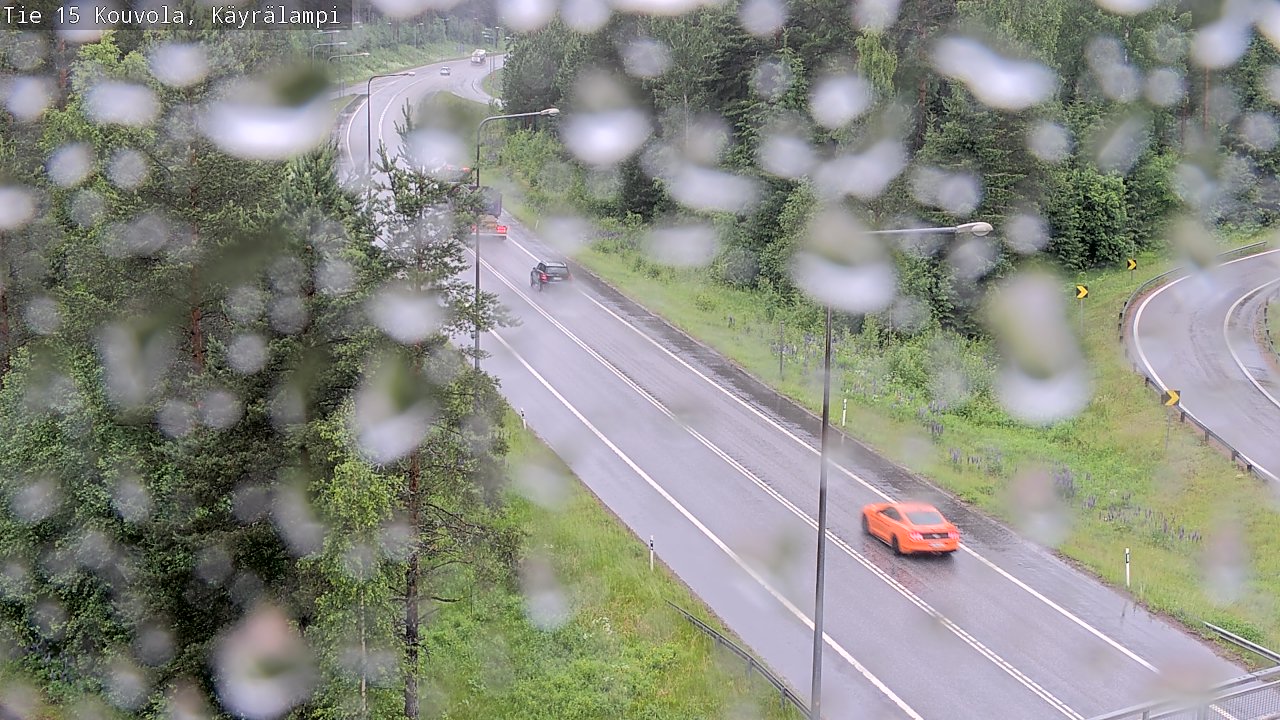 Weather Camera Image Väg 15 Kouvola, Käyrälampi, Kouvola, Kymenlaakso