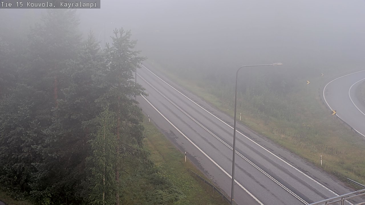 Weather Camera Image Road 15 Kouvola, Käyrälampi, Kouvola, Kymenlaakso