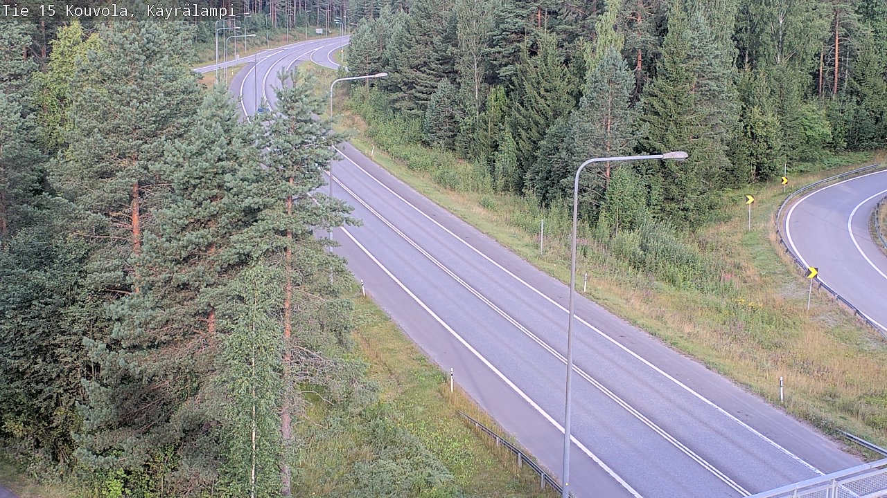 Kelikamerat Kuva Tie 15 Kouvola, Käyrälampi, Kouvola, Kymenlaakso