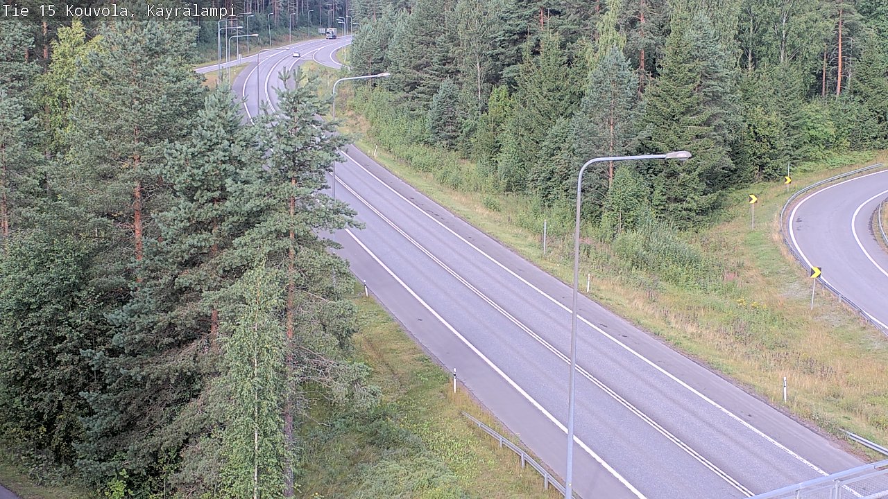 Weather Camera Image Road 15 Kouvola, Käyrälampi, Kouvola, Kymenlaakso