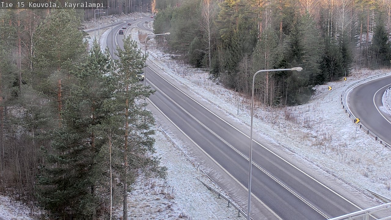 Kelikamerat Kuva Tie 15 Kouvola, Käyrälampi, Kouvola, Kymenlaakso