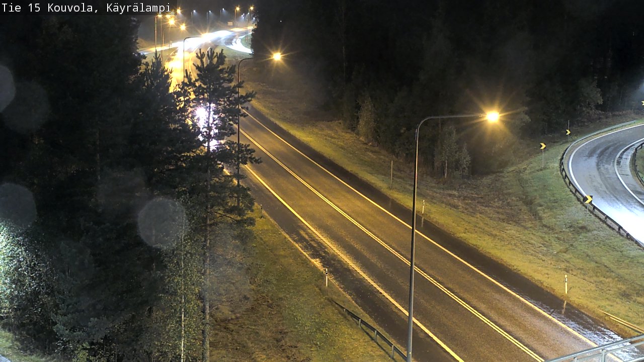 Weather Camera Image Road 15 Kouvola, Käyrälampi, Kouvola, Kymenlaakso