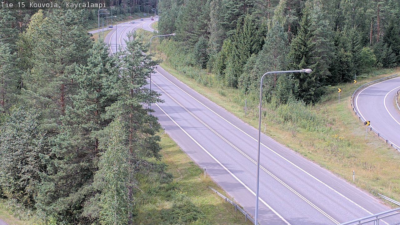 Kelikamerat Kuva Tie 15 Kouvola, Käyrälampi, Kouvola, Kymenlaakso