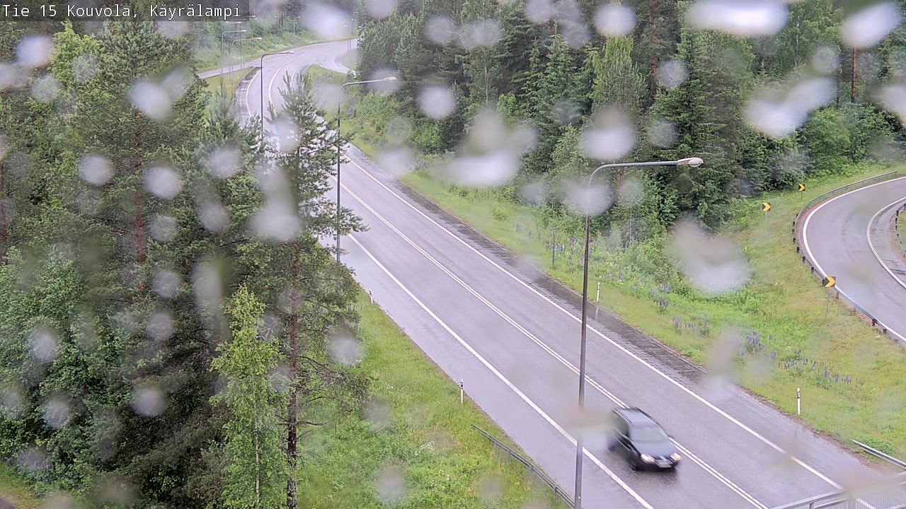 Weather Camera Image Väg 15 Kouvola, Käyrälampi, Kouvola, Kymenlaakso