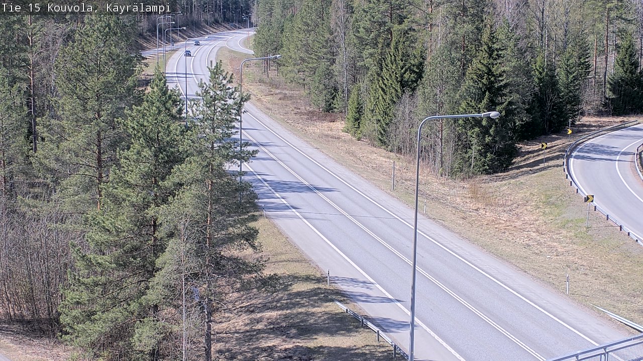 Kelikamerat Kuva Tie 15 Kouvola, Käyrälampi, Kouvola, Kymenlaakso