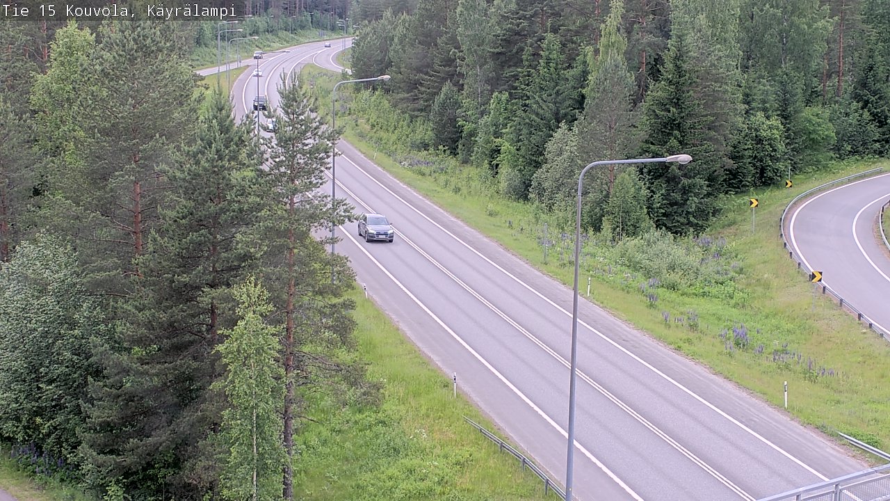 Kelikamerat Kuva Tie 15 Kouvola, Käyrälampi, Kouvola, Kymenlaakso