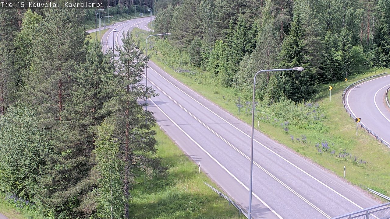 Kelikamerat Kuva Tie 15 Kouvola, Käyrälampi, Kouvola, Kymenlaakso