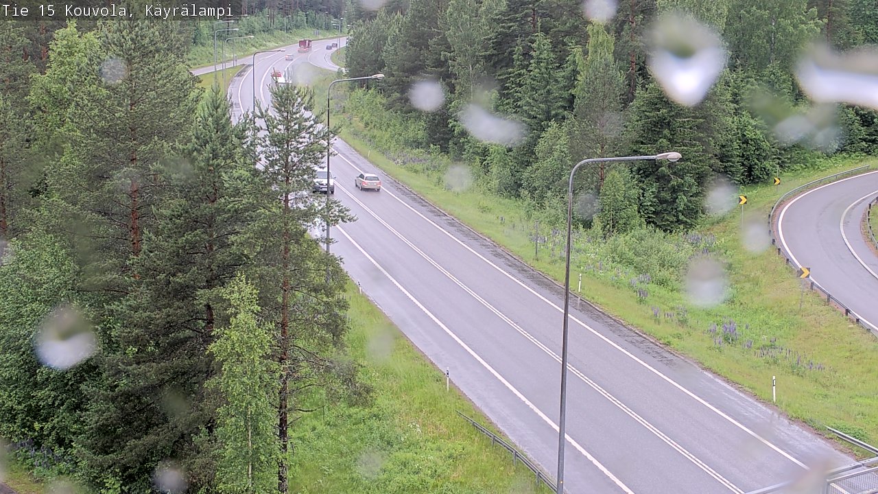 Weather Camera Image Väg 15 Kouvola, Käyrälampi, Kouvola, Kymenlaakso