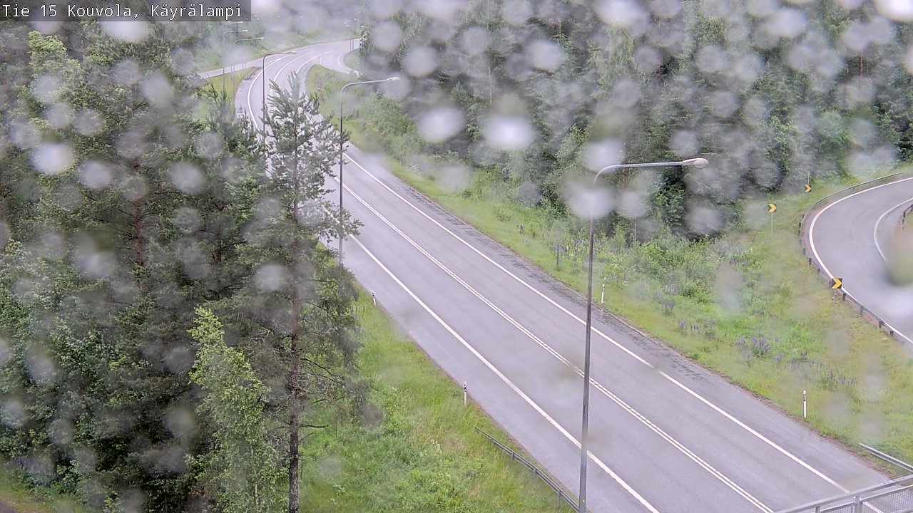 Weather Camera Image Väg 15 Kouvola, Käyrälampi, Kouvola, Kymenlaakso