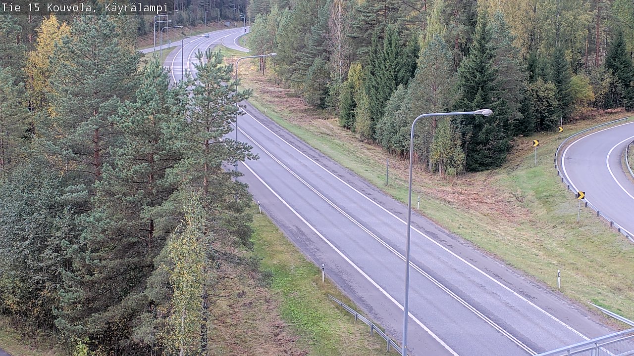 Weather Camera Image Road 15 Kouvola, Käyrälampi, Kouvola, Kymenlaakso