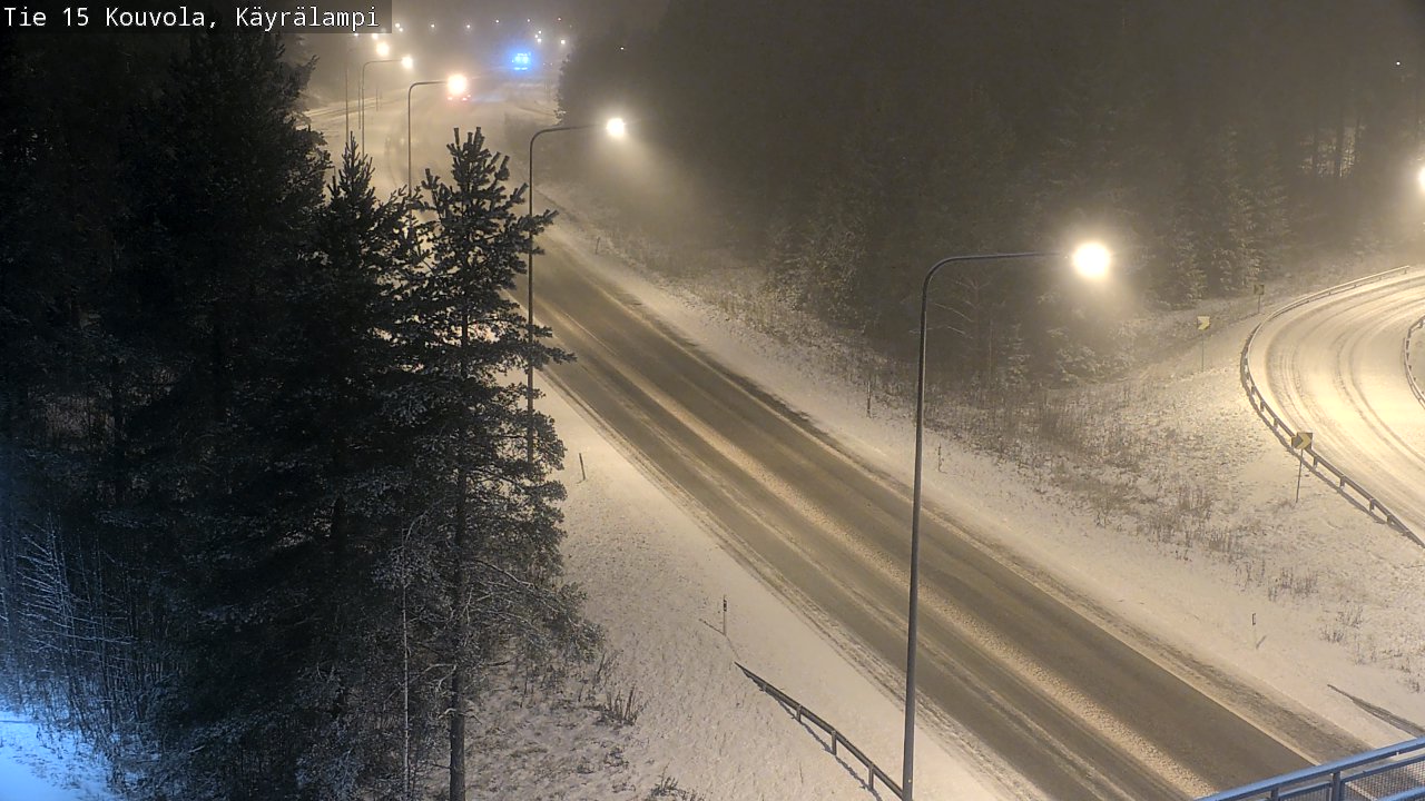 Weather Camera Image Road 15 Kouvola, Käyrälampi, Kouvola, Kymenlaakso