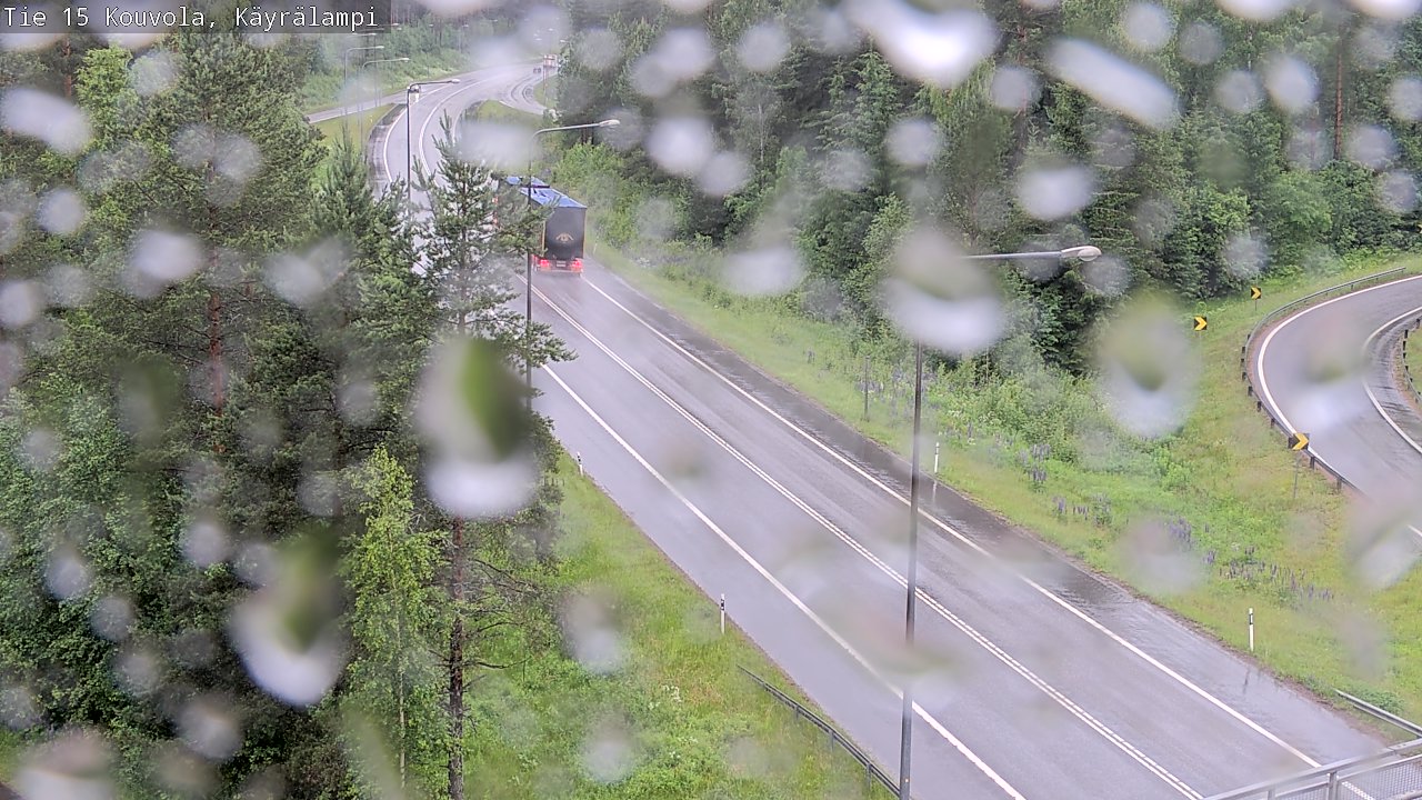Weather Camera Image Väg 15 Kouvola, Käyrälampi, Kouvola, Kymenlaakso