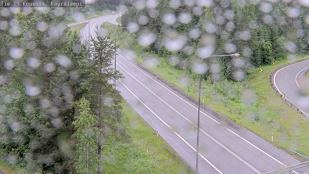 Weather Camera Image Väg 15 Kouvola, Käyrälampi, Kouvola, Kymenlaakso
