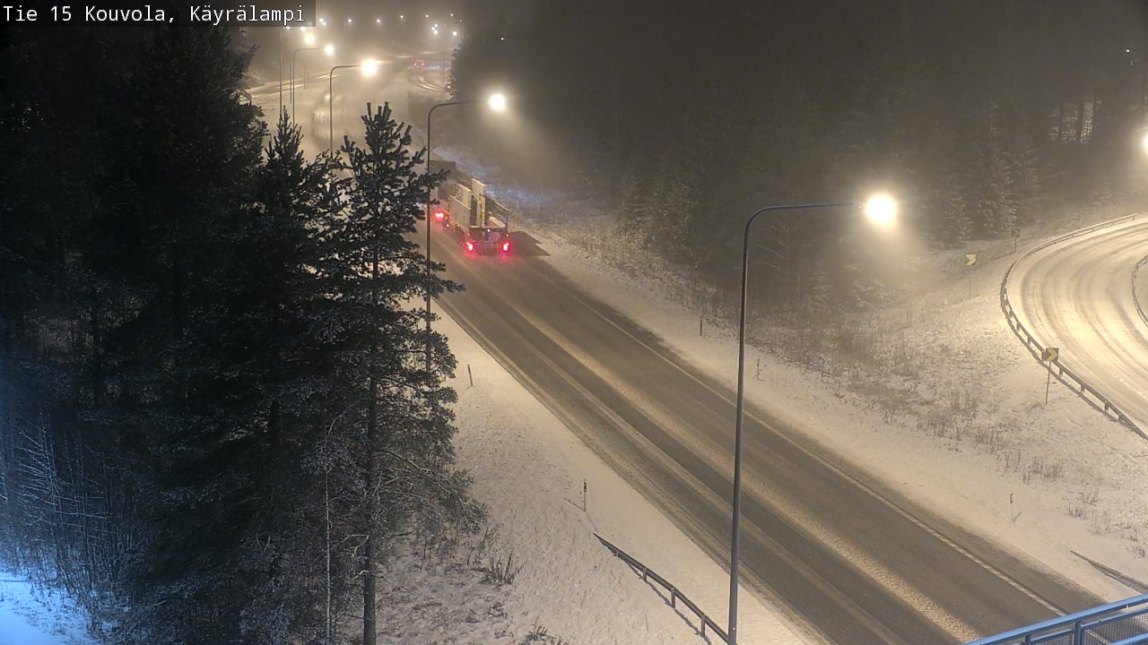 Weather Camera Image Road 15 Kouvola, Käyrälampi, Kouvola, Kymenlaakso