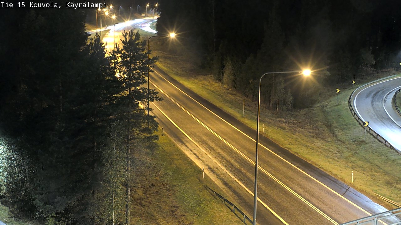 Weather Camera Image Road 15 Kouvola, Käyrälampi, Kouvola, Kymenlaakso