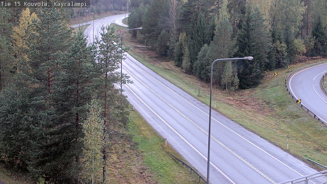 Weather Camera Image Road 15 Kouvola, Käyrälampi, Kouvola, Kymenlaakso