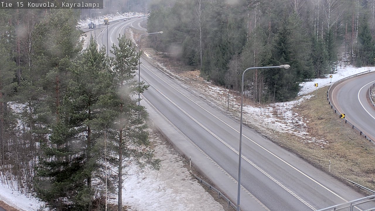 Weather Camera Image Väg 15 Kouvola, Käyrälampi, Kouvola, Kymenlaakso