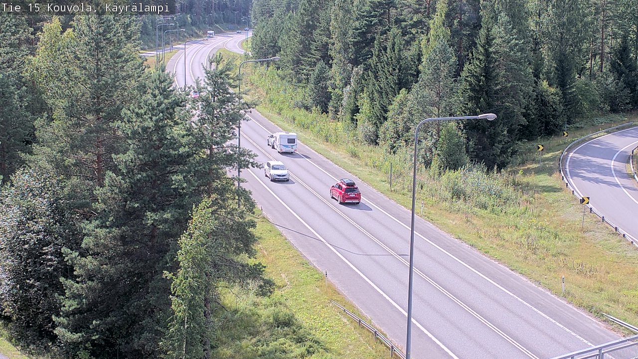 Kelikamerat Kuva Tie 15 Kouvola, Käyrälampi, Kouvola, Kymenlaakso