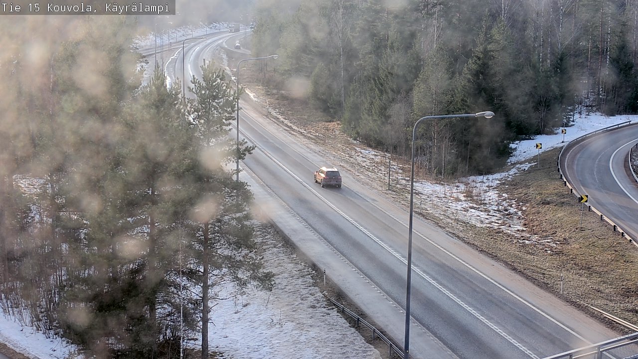 Weather Camera Image Väg 15 Kouvola, Käyrälampi, Kouvola, Kymenlaakso
