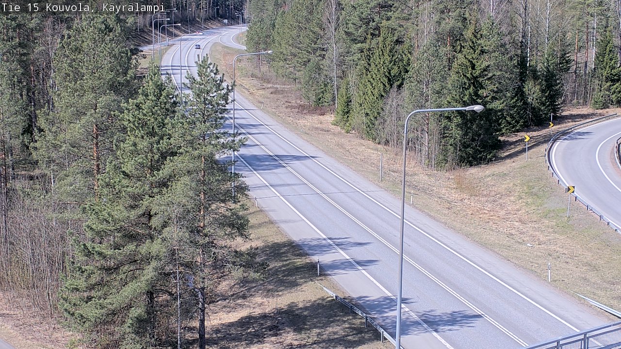 Kelikamerat Kuva Tie 15 Kouvola, Käyrälampi, Kouvola, Kymenlaakso
