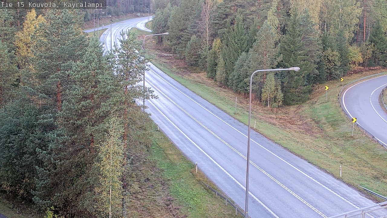 Weather Camera Image Road 15 Kouvola, Käyrälampi, Kouvola, Kymenlaakso