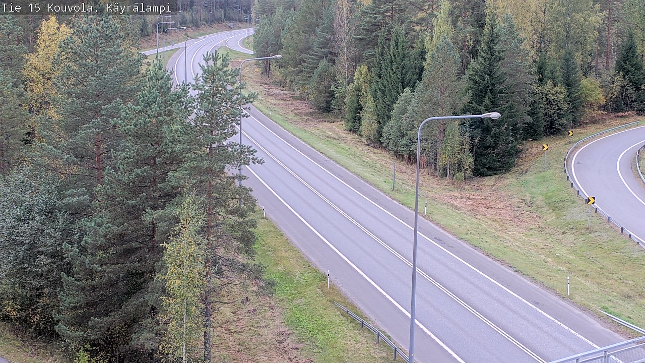 Weather Camera Image Road 15 Kouvola, Käyrälampi, Kouvola, Kymenlaakso