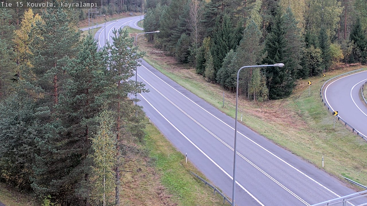 Weather Camera Image Road 15 Kouvola, Käyrälampi, Kouvola, Kymenlaakso