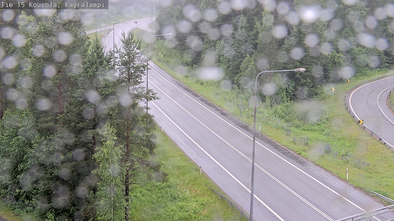 Weather Camera Image Väg 15 Kouvola, Käyrälampi, Kouvola, Kymenlaakso