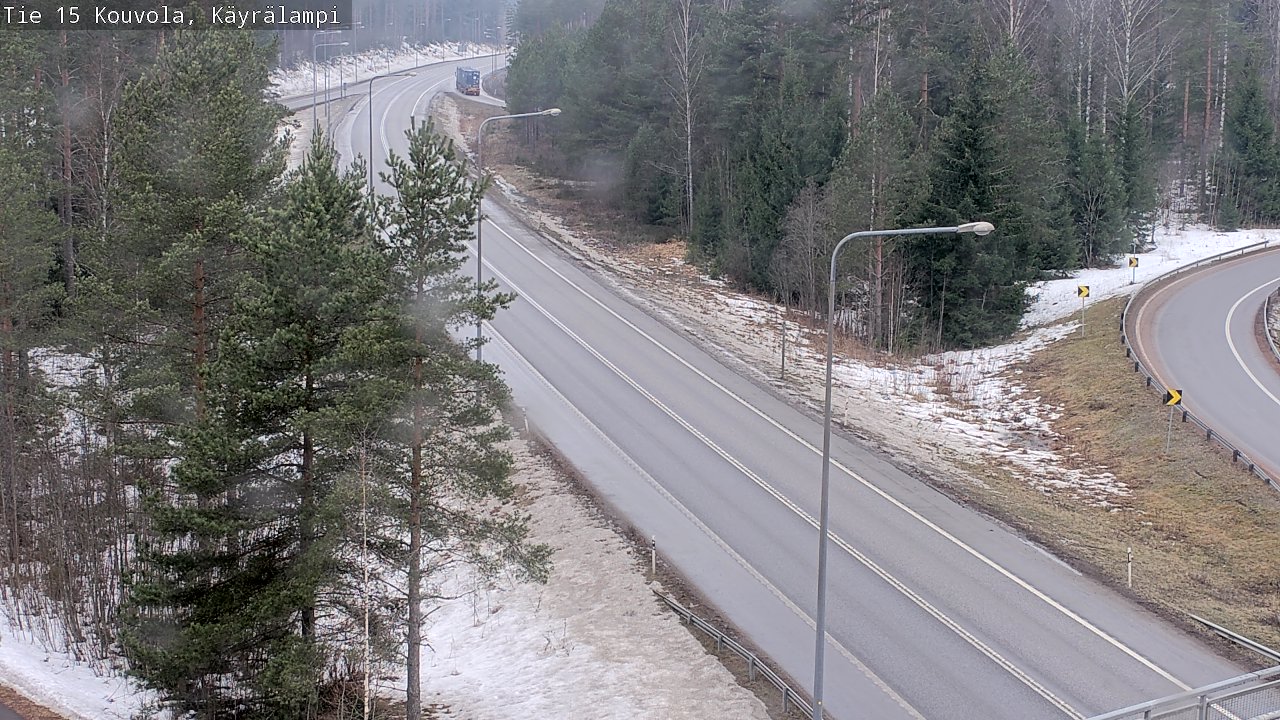 Weather Camera Image Väg 15 Kouvola, Käyrälampi, Kouvola, Kymenlaakso