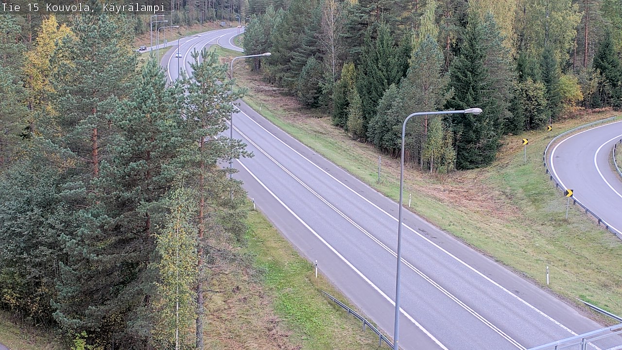 Weather Camera Image Road 15 Kouvola, Käyrälampi, Kouvola, Kymenlaakso