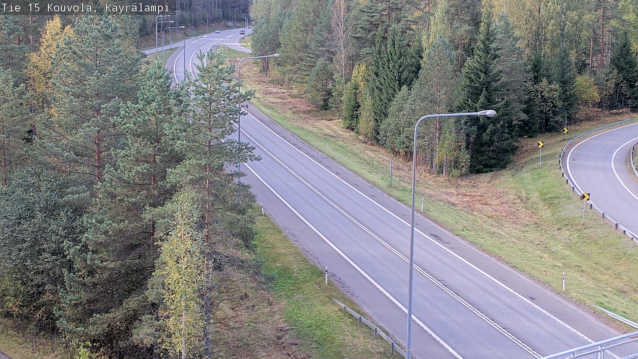 Weather Camera Image Road 15 Kouvola, Käyrälampi, Kouvola, Kymenlaakso