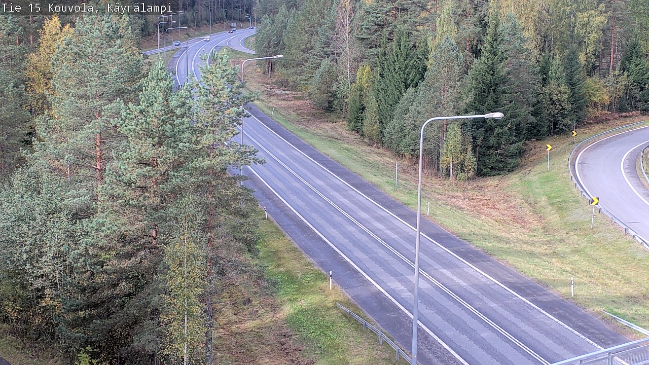 Weather Camera Image Road 15 Kouvola, Käyrälampi, Kouvola, Kymenlaakso