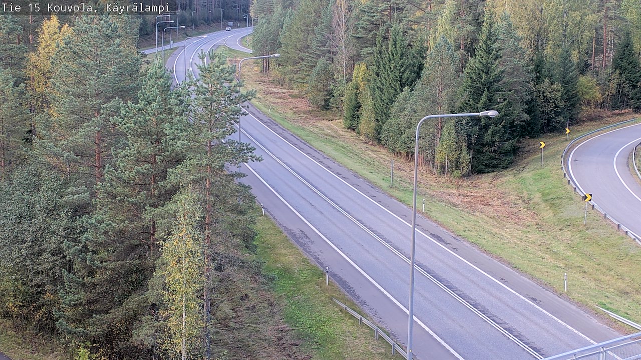 Weather Camera Image Road 15 Kouvola, Käyrälampi, Kouvola, Kymenlaakso