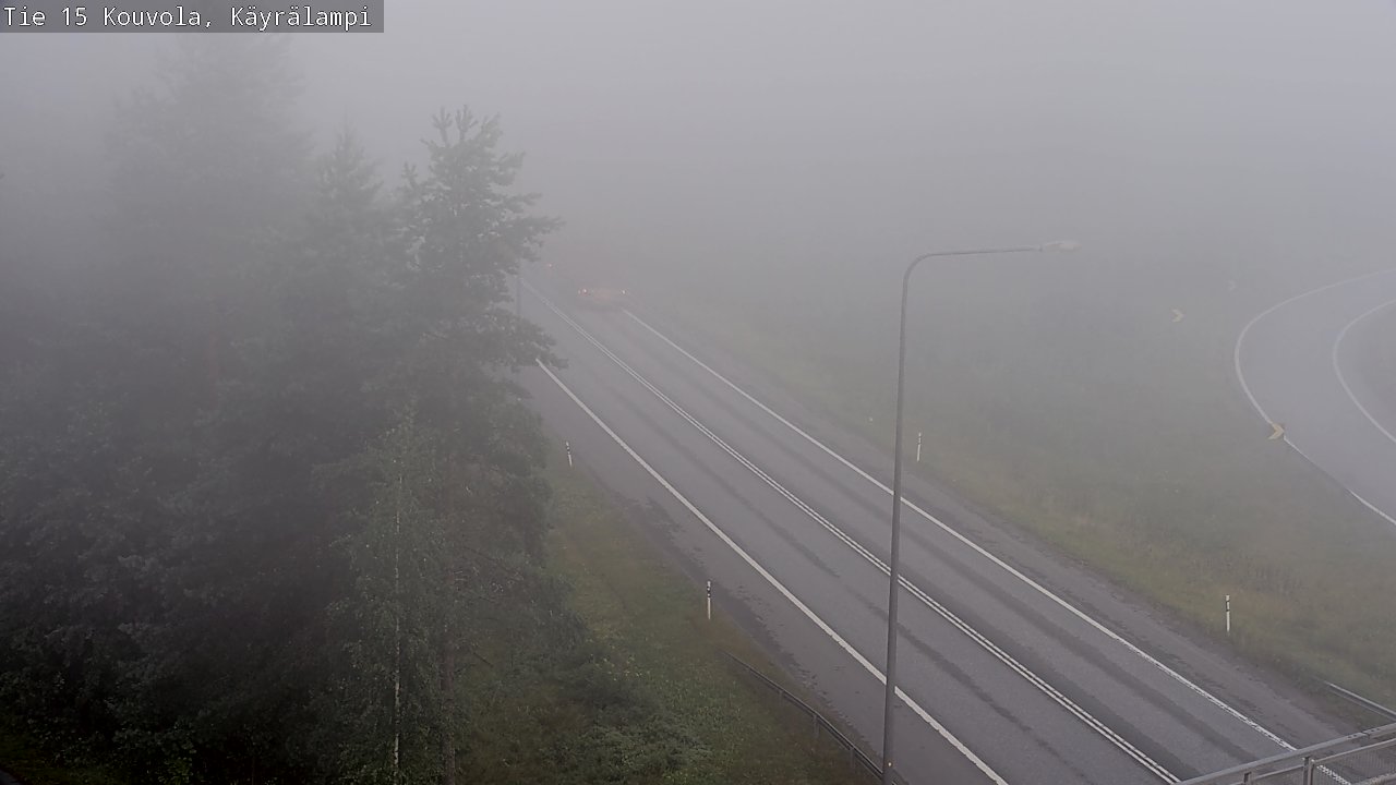 Weather Camera Image Road 15 Kouvola, Käyrälampi, Kouvola, Kymenlaakso