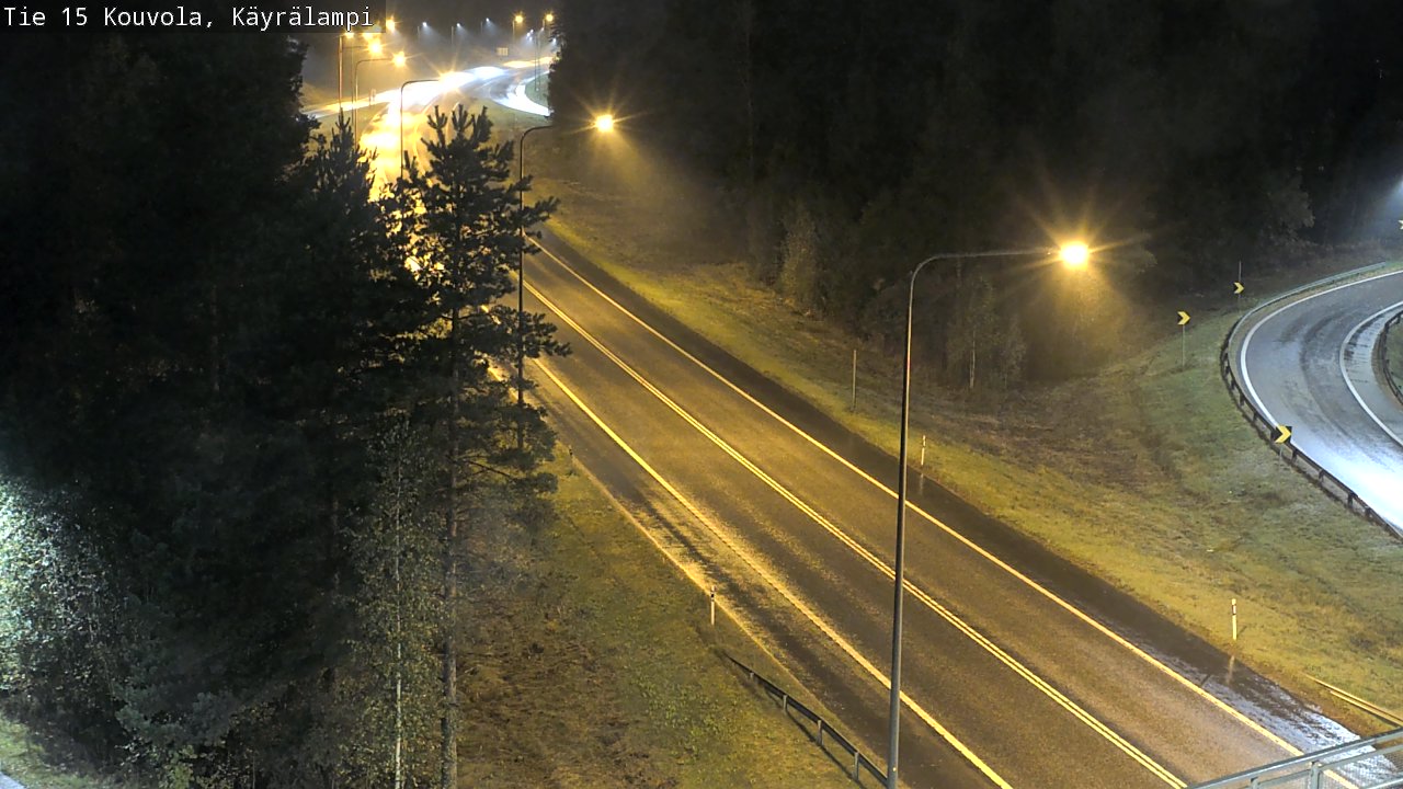 Weather Camera Image Road 15 Kouvola, Käyrälampi, Kouvola, Kymenlaakso