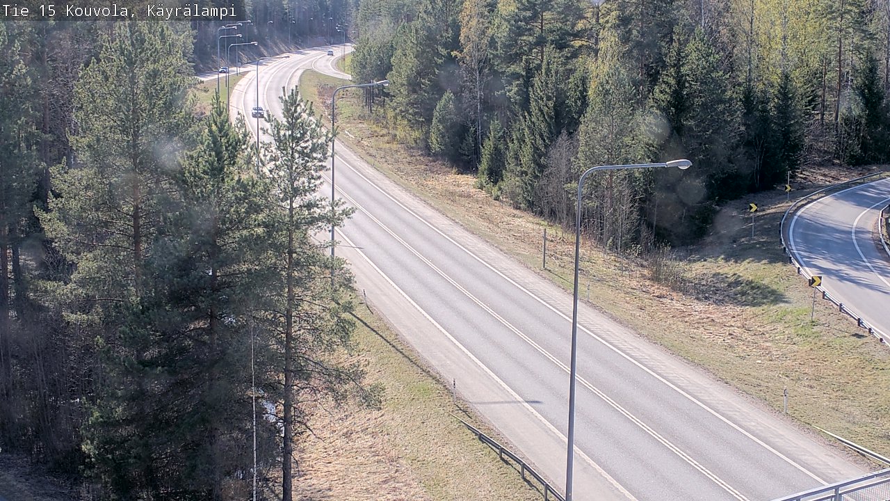 Kelikamerat Kuva Tie 15 Kouvola, Käyrälampi, Kouvola, Kymenlaakso