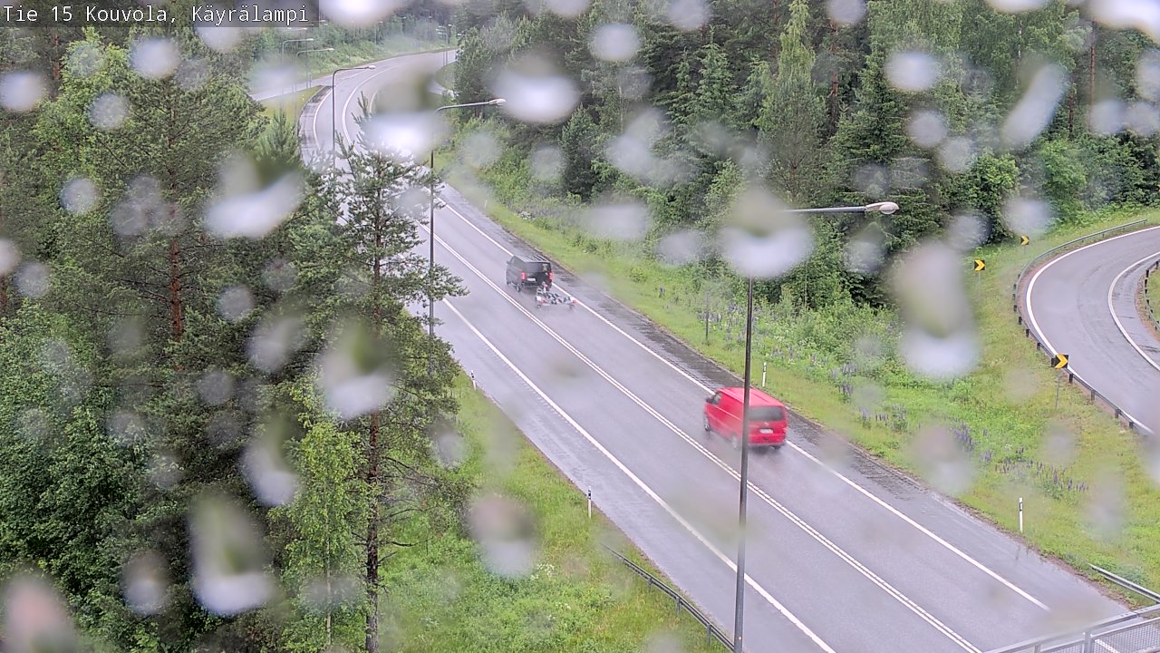 Weather Camera Image Väg 15 Kouvola, Käyrälampi, Kouvola, Kymenlaakso