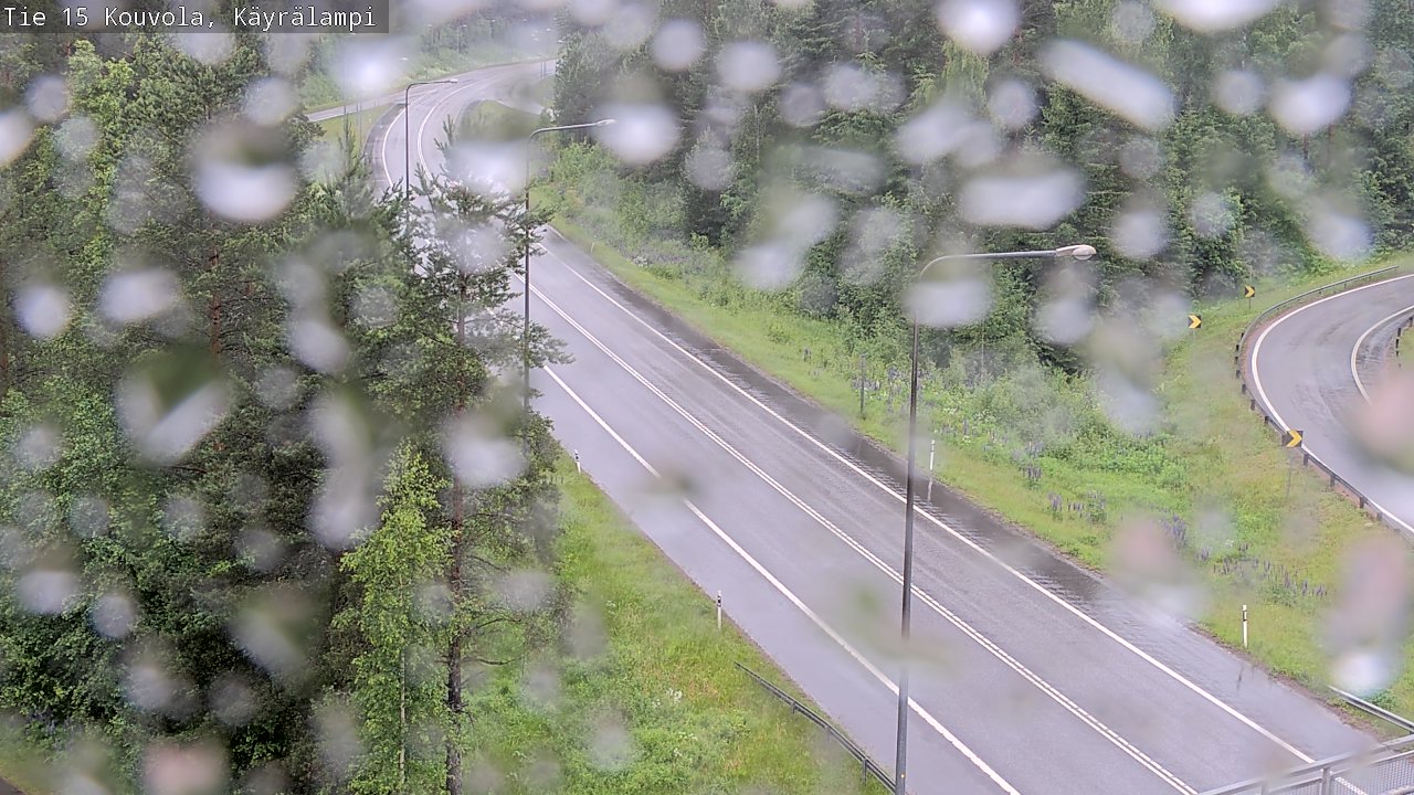 Weather Camera Image Väg 15 Kouvola, Käyrälampi, Kouvola, Kymenlaakso