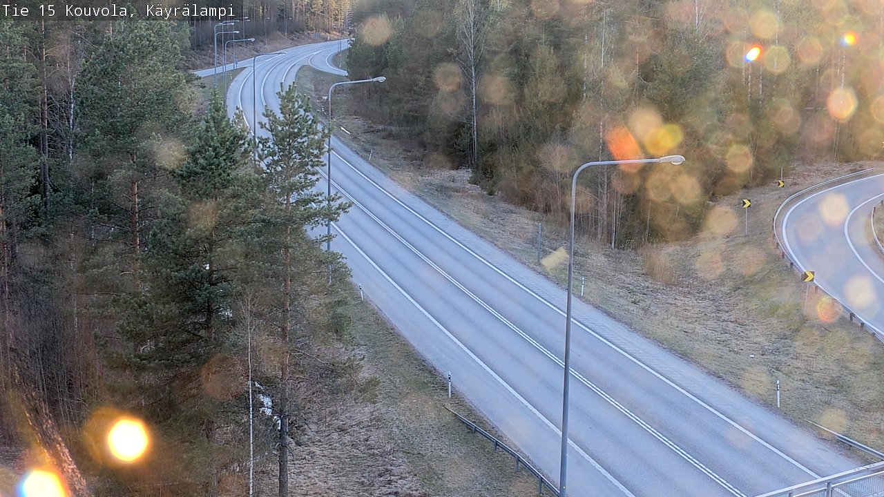Kelikamerat Kuva Tie 15 Kouvola, Käyrälampi, Kouvola, Kymenlaakso