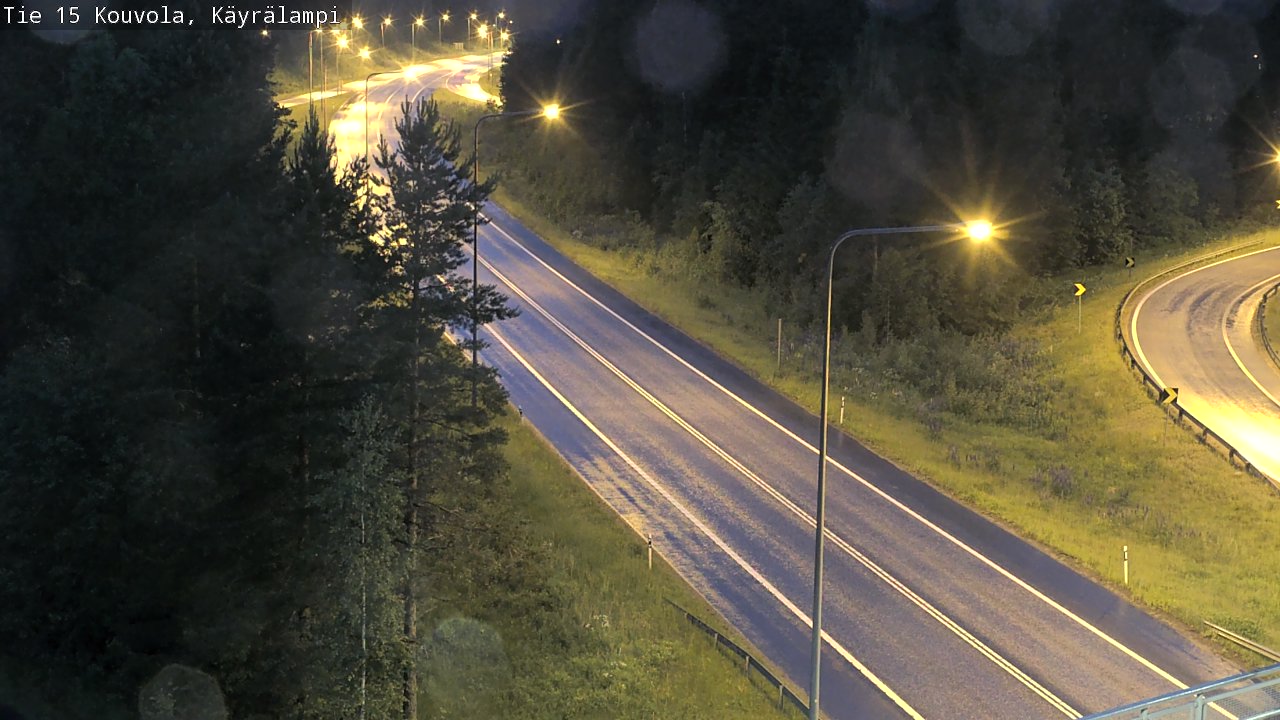 Kelikamerat Kuva Tie 15 Kouvola, Käyrälampi, Kouvola, Kymenlaakso