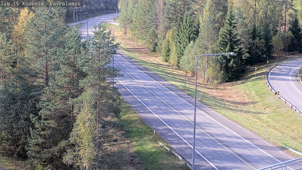 Weather Camera Image Road 15 Kouvola, Käyrälampi, Kouvola, Kymenlaakso