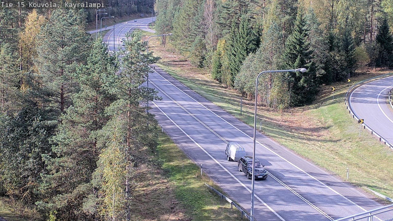 Weather Camera Image Road 15 Kouvola, Käyrälampi, Kouvola, Kymenlaakso