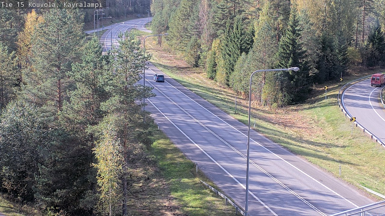 Weather Camera Image Road 15 Kouvola, Käyrälampi, Kouvola, Kymenlaakso