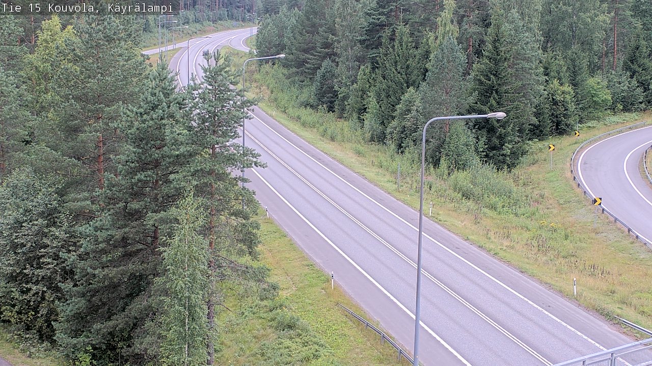 Weather Camera Image Road 15 Kouvola, Käyrälampi, Kouvola, Kymenlaakso